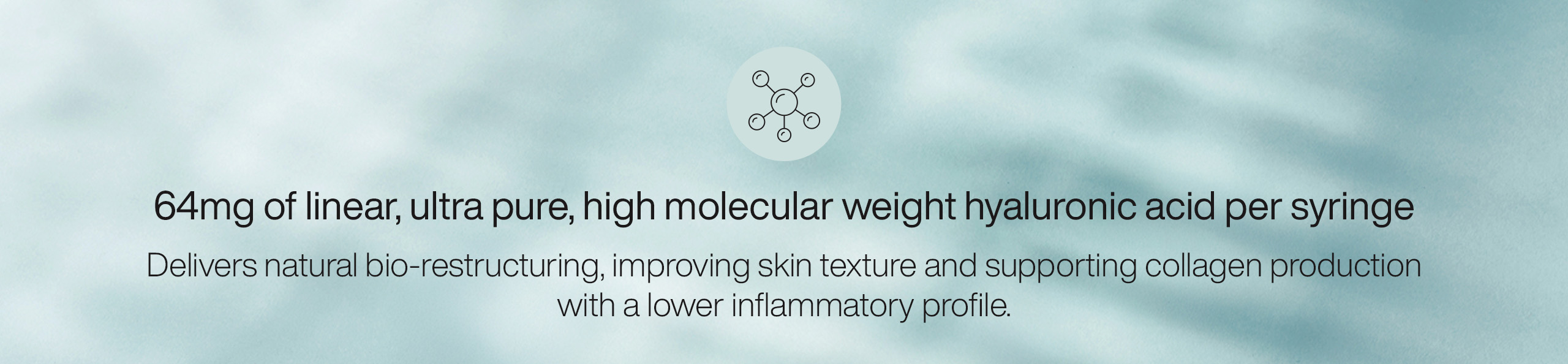 Autentica desktop slider banner 64mg hyaluronic acid statistic
